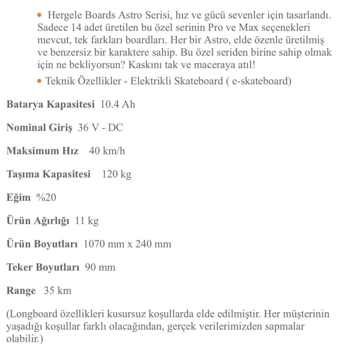 Электрический скейтборд Hergele Boards Astro Series, миниатюра 4
